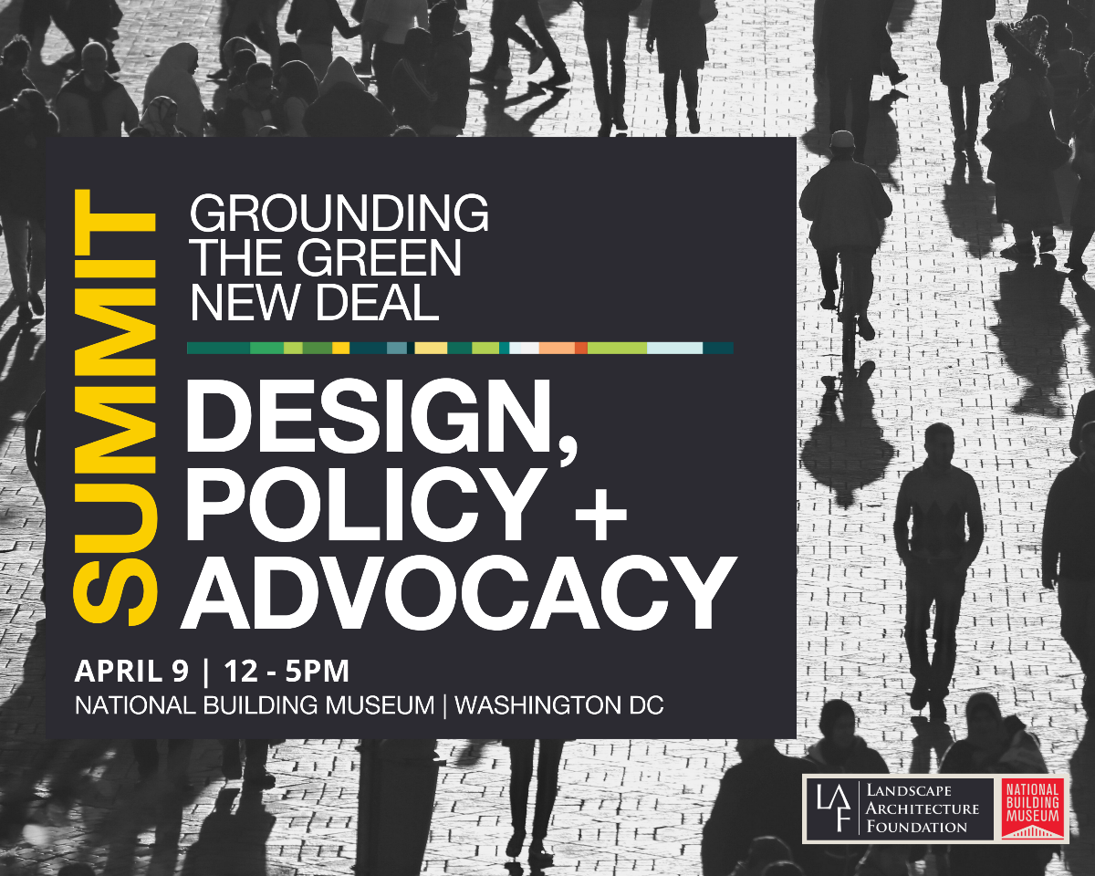 Grounding the Green New Deal: A Summit on Design, Policy, and Advocacy
