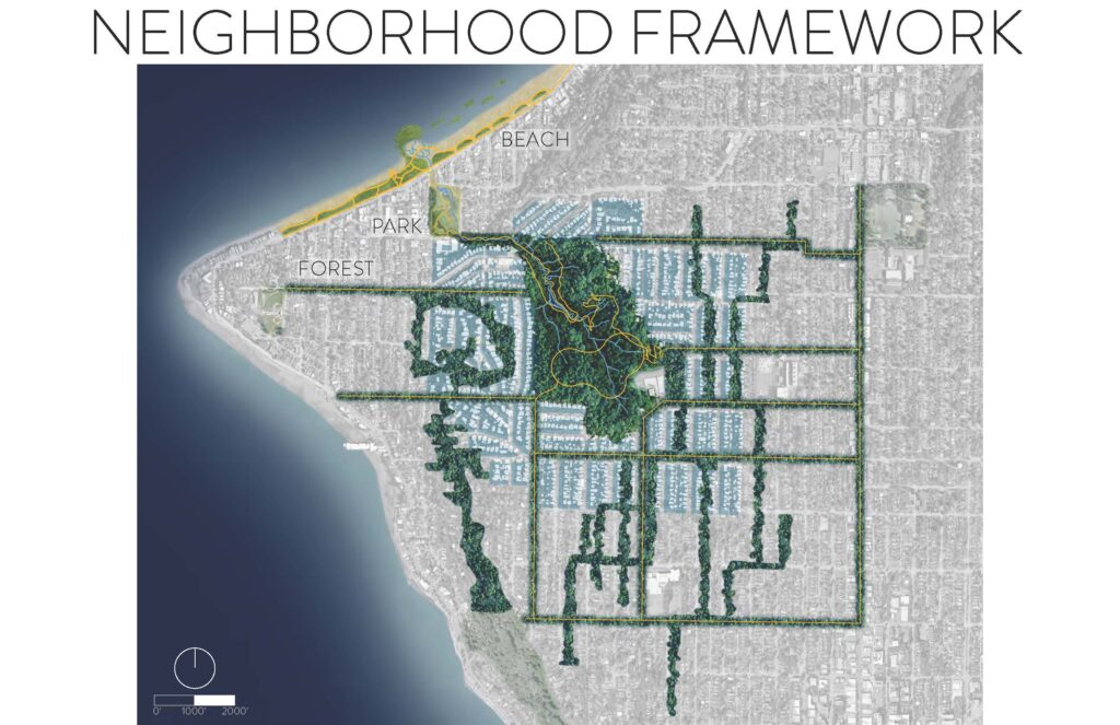 map showing alki beach and Schmitz creek area of west seattle