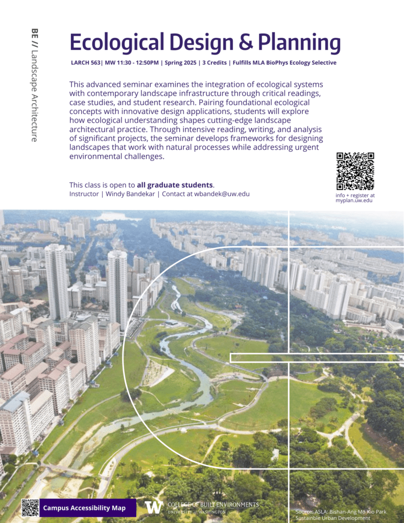 LARCH 300 Introduction to Landscape Architecture